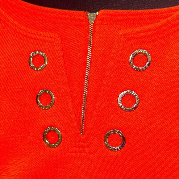 Vibrant Red Tommy Hilfiger, women’s dress, size 14 - Picture 3 of 4